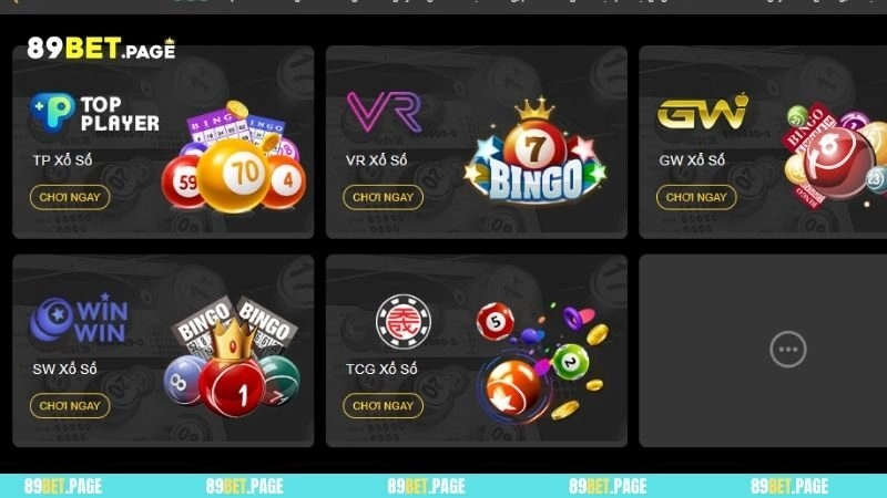 4 siêu phẩm không thể bỏ lỡ tại xổ số 89BET