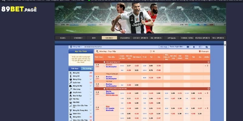Giới thiệu sảnh SBOBET 89BET
